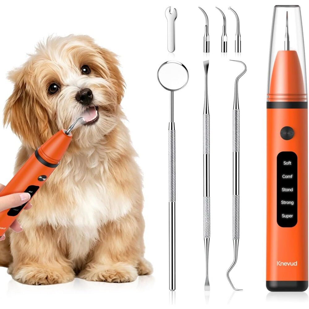 New Pet Ultrasonic Tooth Cleaner for Dogs & Cats Plaque Remover Oral Care Tool